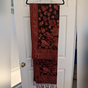 Susan Graver Gorgeous Red Scarf / Wrap New Without Tags